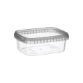 Pot rectangulaire 200ml PP avec fermeture de sécurité